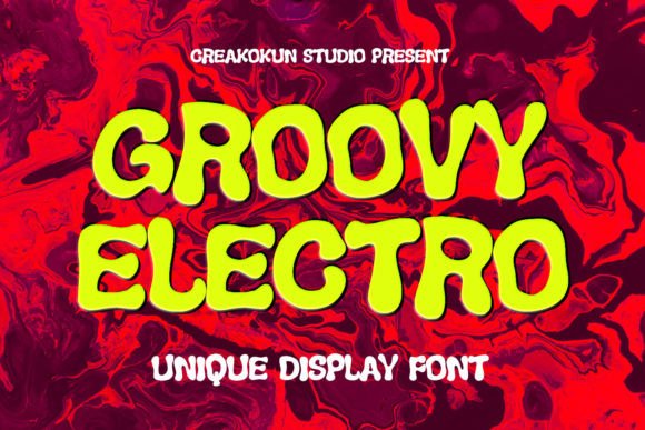 Boost Campaign Impact with Groovy Electro Display Font