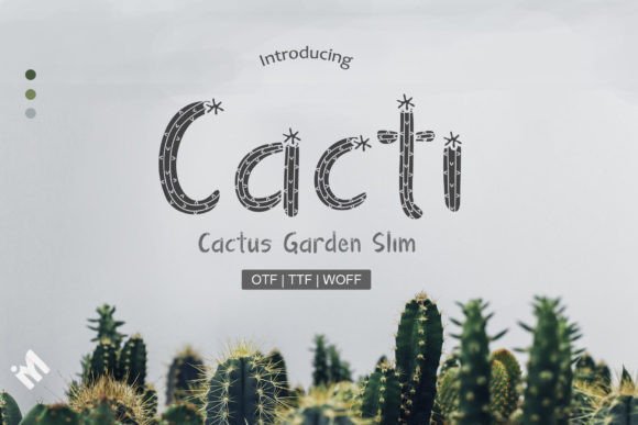 Cacti Display Font: A Cheerful Upgrade for Small Business Branding