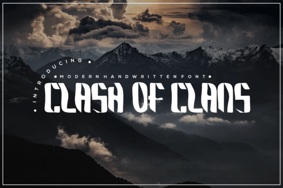 Clash of Clans: The Bold Display Font for Viral Campaigns