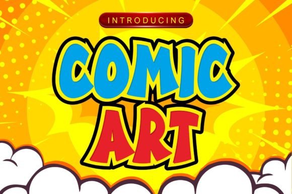 Comic Art: The Ultimate Display Font for Bold Projects