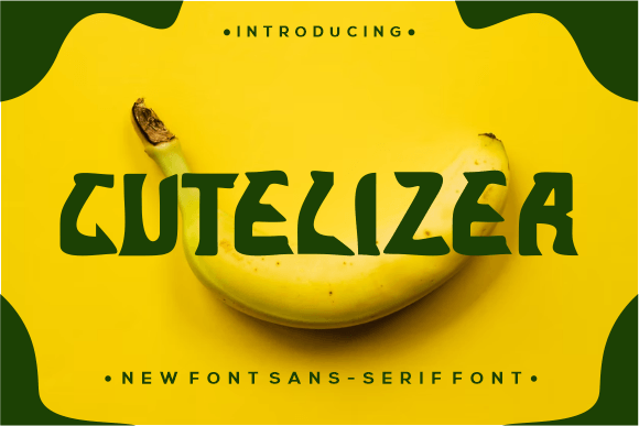 Cutelizer: A Whimsical Display Font for Makers