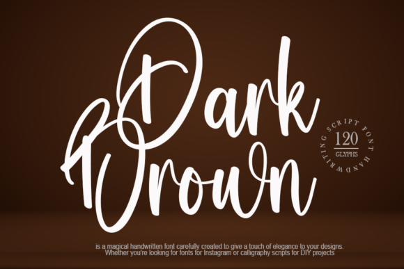 Dark Brown Font Review for Campaign Design