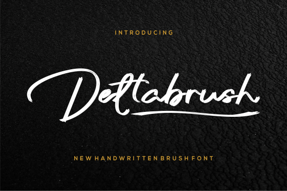 Deltabrush Font: The Handwritten Typeface for Campaigns