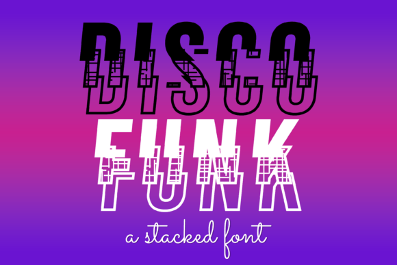 Disco Funk: A Modern Display Font for Bold Web Headers