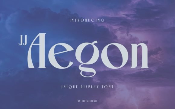 Elevate Your Brand Identity with Jj Aegon Display Font