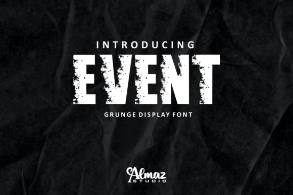 Event Font: A Bold Grunge Typeface for Modern Branding