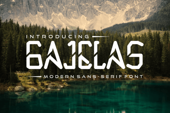 Gajelas: A Versatile Display Font for Modern Editorial Design