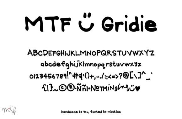 Gridie: The Bold Display Font for Small Business Branding