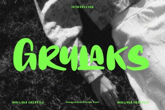 Grulaks: The Bold Handwritten Font for Crafters