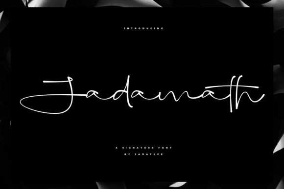 Jadamath: The Elegant Script Font for Handmade Brands
