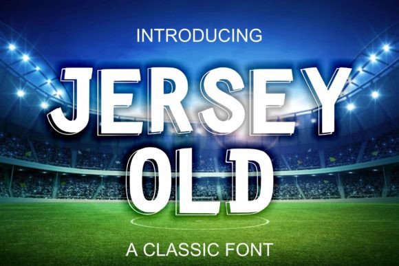 Jersey Old: A Sharp Display Font for Editorial Design
