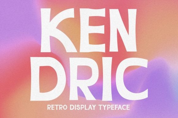 Kendric: The Retro Display Font for Handmade Brands
