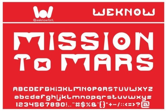 Mission to Mars: A Modern Display Font for Editorial Design