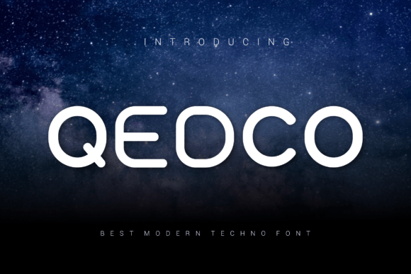 Qedco: The Bold Display Font for Handmade Brands