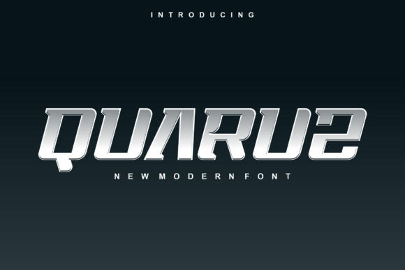 Quaruz: A Bold Display Font for Modern Editorial Design