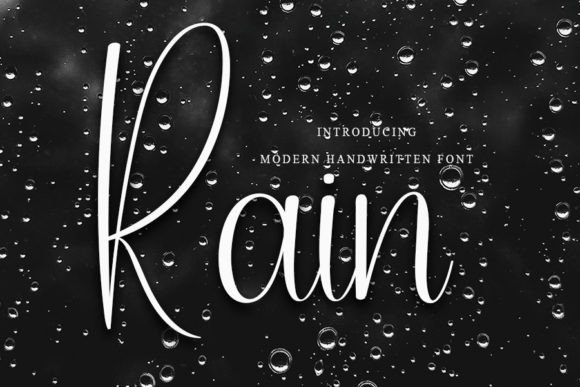 Rain Font: Elevate Your Brand with Elegant Script Typography