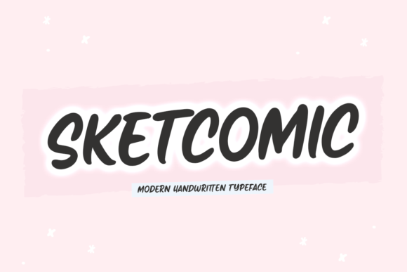 Sketcomic: A Fun Display Font for Creative Projects