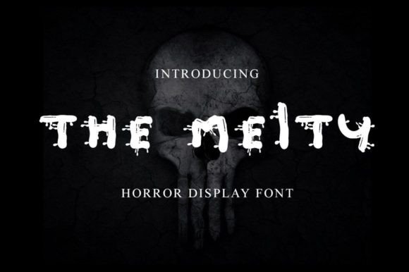 The Melty Display Font for Horror Web Design