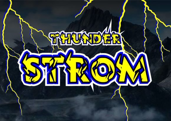 Thunder Strom: A Bold Display Font for Editorial Impact