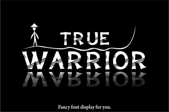 True Warrior: The Quirky Display Font for Bold Branding