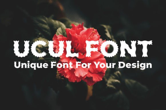 Ucul: A Quirky Display Font for Handmade Brands