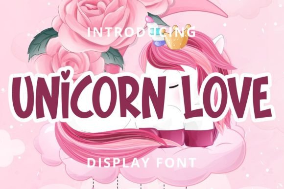 Unicorn Love Typeface: A Fresh Display Font for Editorial Design