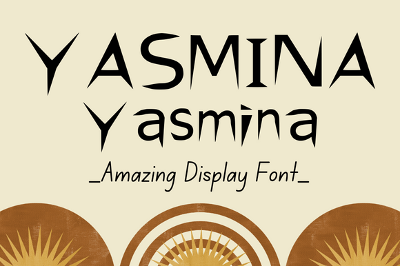 Yasmina: A Modern Display Font for Web Design